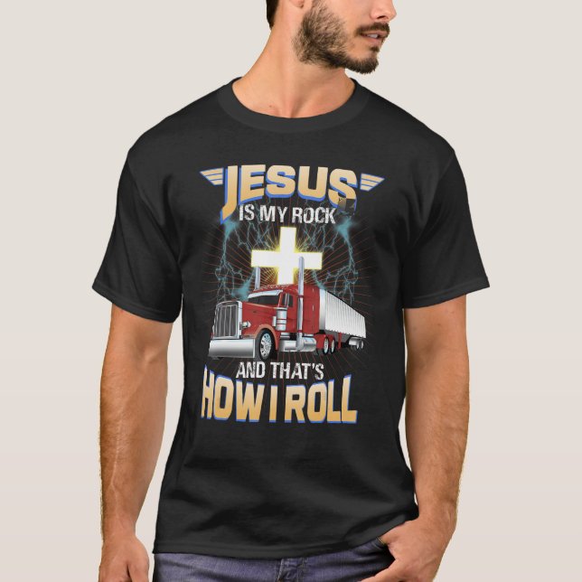 Jesus Trucker T-Shirt (Vorderseite)