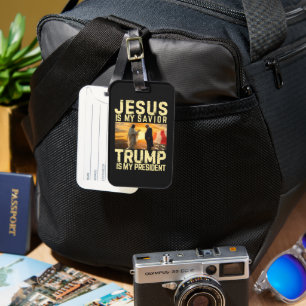 Jesus Trump - Jesus ist mein Herr Erlöser Gepäckanhänger