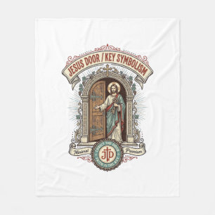 Jesus Tür Schlüssel Symbolik Jesus Tür Schlüssel S Fleecedecke