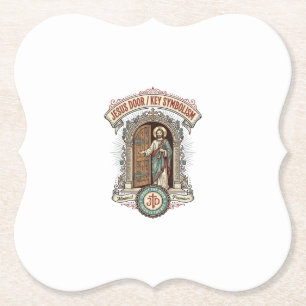 Jesus Tür Schlüssel Symbolik Jesus Tür Schlüssel S Untersetzer
