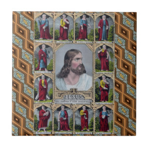 Jesus u. die 12 Apostel Fliese