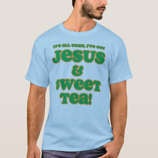 Jesus u. süßes Tee-Shirtgrün T-Shirt