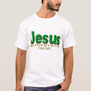 Jesus U. (Universität) "Planeten-Erde " T-Shirt
