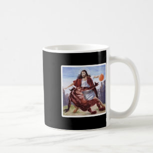 Jesus überquert den Satan Bysketbyll Kaffeetasse