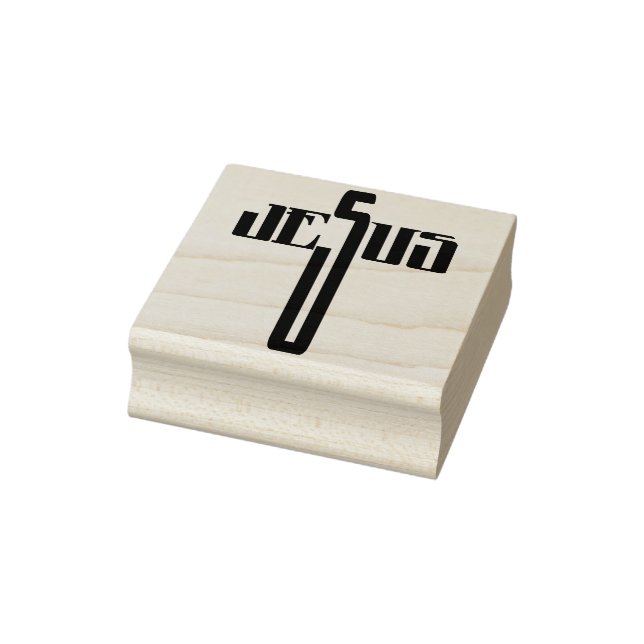 Jesus überquert die Silhouette Briefmarke Gummistempel (Stempel)
