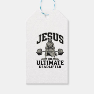 Jesus ultimales Deadlifter Vintage Gym-Shirt-Desig Geschenkanhänger
