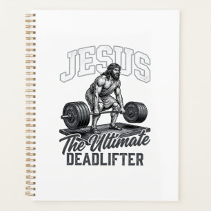 Jesus Ultimate Deadlifter Vintage Vector T-Shirt D Planer