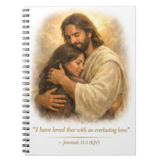 Jesus umarmt seine Tochter – ewige Liebe Post Notizblock