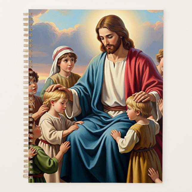 Jesus umgeben von Kindern Planer (Vorderseite)