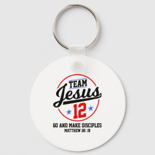 Jesus und Baseball-Mannschaft Jesus Christlich Mat Schlüsselanhänger