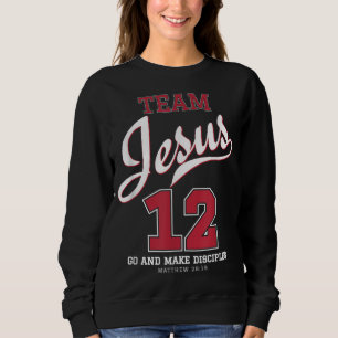 Jesus und Baseball-Team Jesus Christlich Sweatshirt