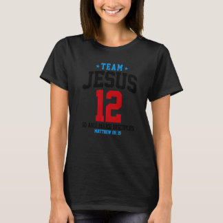 Jesus und Baseballteam Jesus Christlich Matthew 28 T-Shirt