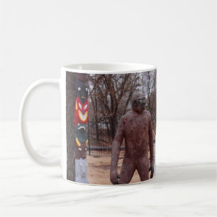 Jesus und Bigfoot Kaffeetasse