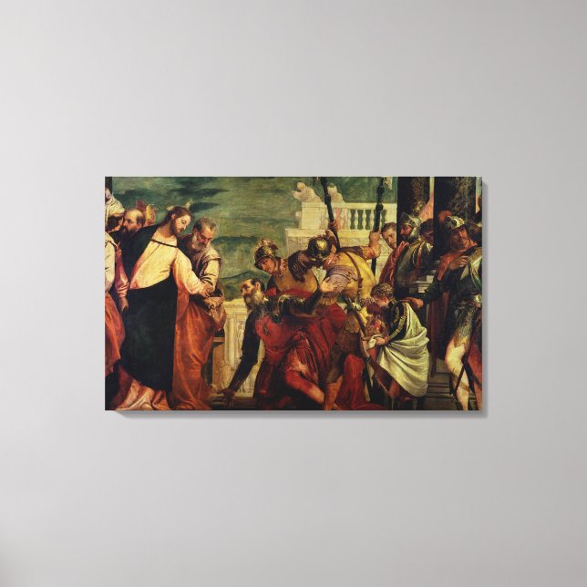 Jesus und das Jahrhundert Leinwanddruck (Vorderseite)