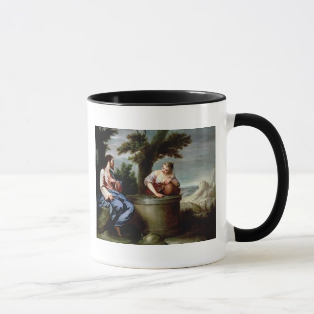 Jesus und die Samariter-Frau Tasse (Rechts)