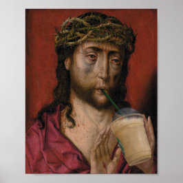 Jesus und ein anhaltender Durst Poster