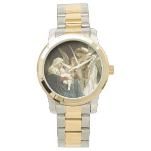 Jesus- und Engels-Weihnachtsuhr Armbanduhr