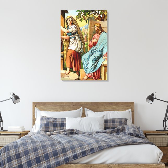 Jesus und Frauen auf den gut ummantelten Leinwand (Insitu (Schlafzimmer))