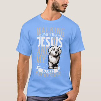 Jesus und Hund Kuvasz T-Shirt