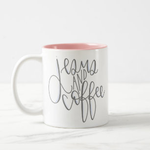 Jesus und Kaffee Zweifarbige Tasse