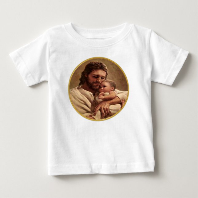 Jesus und Kind Baby T-shirt (Vorderseite)
