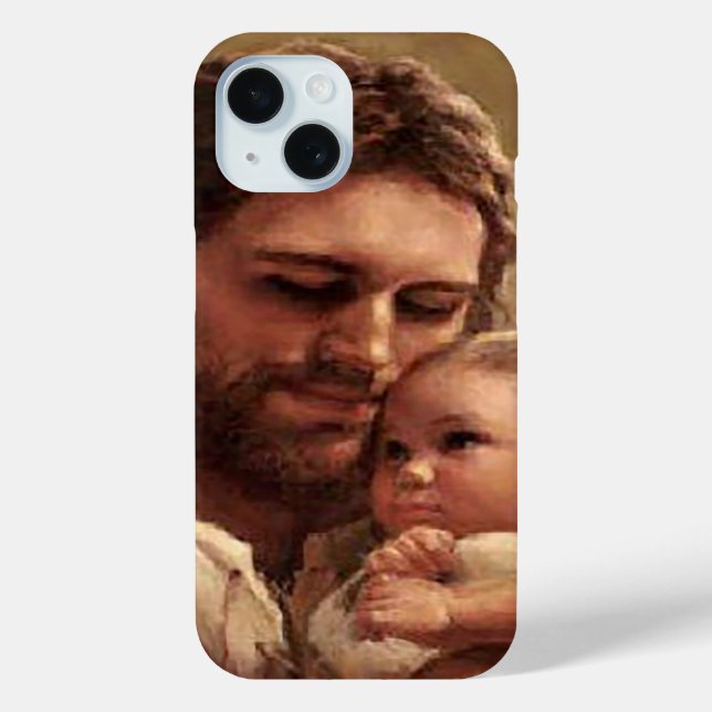 Jesus und Kind Case-Mate iPhone Hülle (Rückseite)