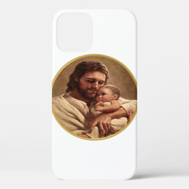 Jesus und Kind Case-Mate iPhone Hülle (Rückseite)