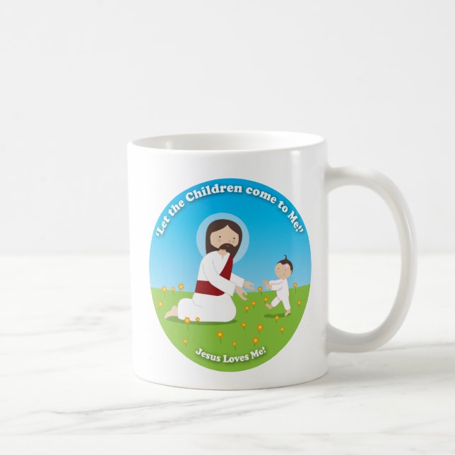 Jesus und Kind Kaffeetasse (Rechts)