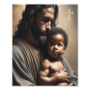 Jesus und Kind Poster