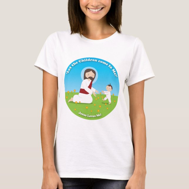 Jesus und Kind T-Shirt (Vorderseite)