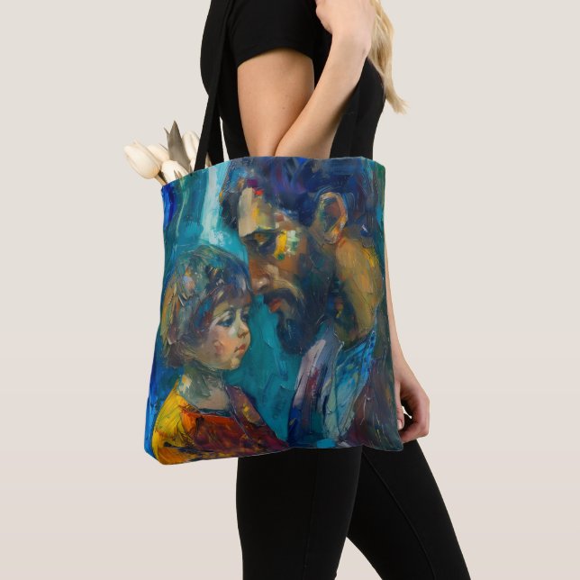 Jesus und Kind Tasche (Von Nahem)