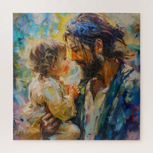 Jesus- und Kinderausdruck (Vertikal)