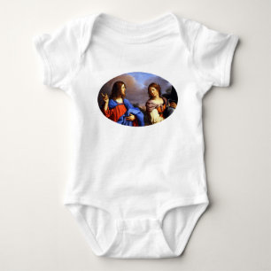 Jesus und Mary Magdalene Baby Strampler