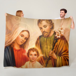 JESUS und MARY MAGDALENE Fleecedecke