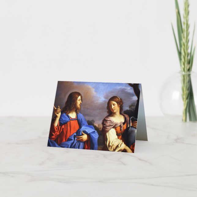 Jesus und Mary Magdalene Karte (Vorderseite)