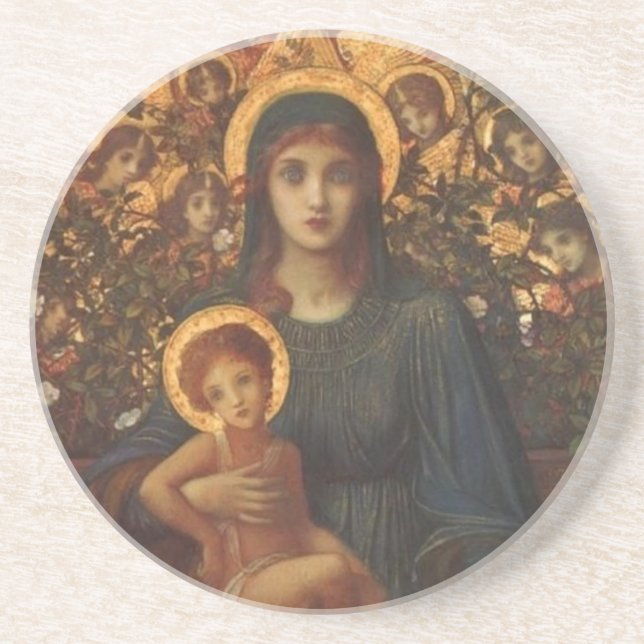 JESUS UND MARY SANDSTEIN UNTERSETZER (Vorne)