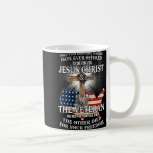 Jesus und Veteran, starb für dein Soul und dein Fe Kaffeetasse