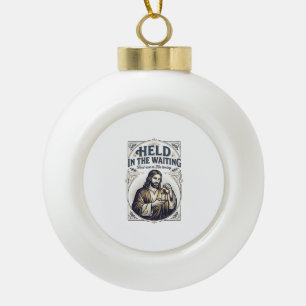 Jesus Unfruchtbarkeit Versuch Schwanger zu werden Keramik Kugel-Ornament
