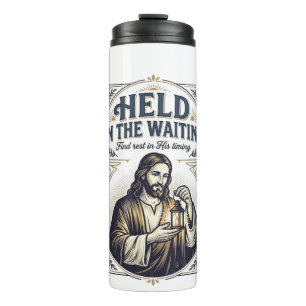 Jesus Unfruchtbarkeit Versuch Schwanger zu werden Thermosbecher
