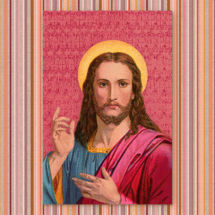 Jesus unser Erretter: Herrliche Vintage Printmedie Poster