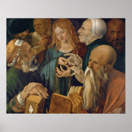 Jesus unter den Ärzten von Albrecht Durer Poster