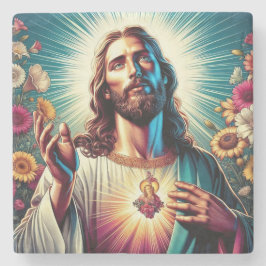 Jesus Untersetzer! Steinuntersetzer