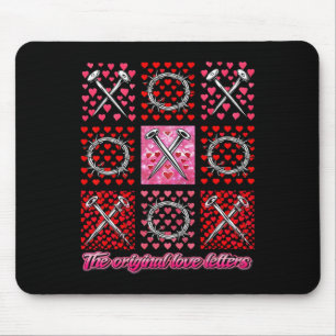 Jesus Valentine Xoxo die Original Liebe Buchstaben Mousepad