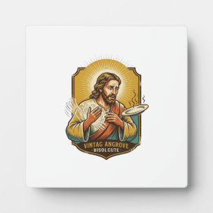 Jesus verbrannte Finger beim Herausnehmen des Tell Fotoplatte
