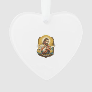 Jesus verbrannte Finger beim Herausnehmen des Tell Ornament