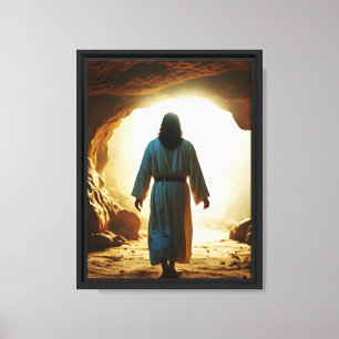 Jesus Verließ das Grab Leinwanddruck