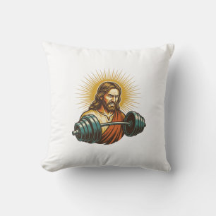 Jesus versehentlich zu viel Gewicht hinzufügen Fit Kissen