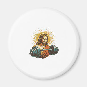 Jesus versehentlich zu viel Gewicht hinzufügen Fit Magnet