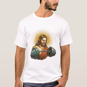 Jesus versehentlich zu viel Gewicht hinzufügen Fit T-Shirt