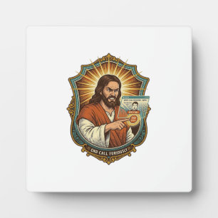 Jesus versehentlicher Videoanruf wählt Social Medi Fotoplatte